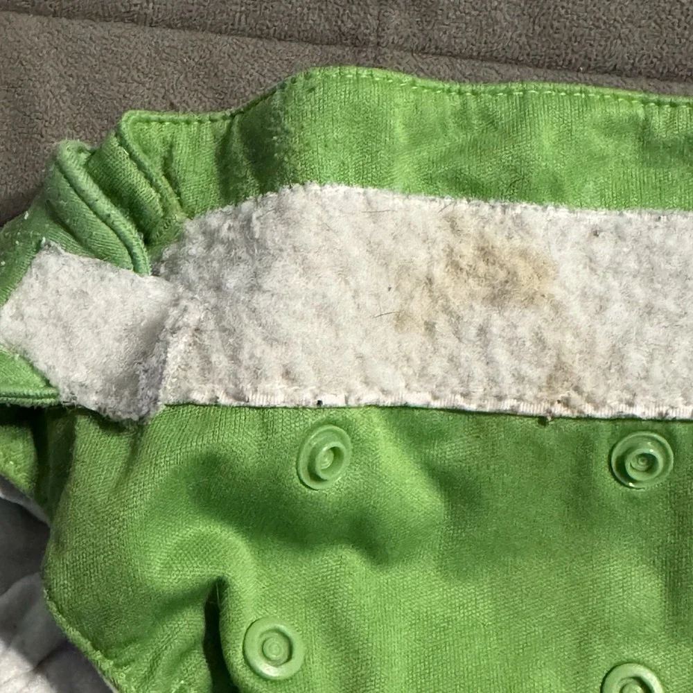 Lot of 7 Bum Genius Pocket Diapers &‎ All-in-One Solid Colors